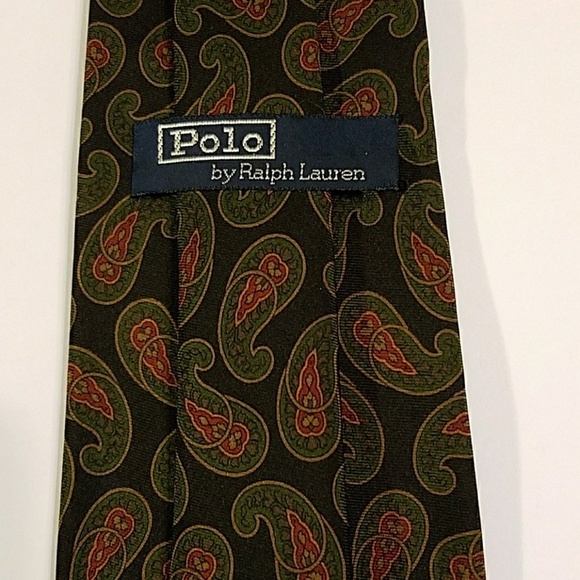 Men's Neckties 3 Tommy Hilfiger Van Heusen Polo by Ralph Lauren Purple Black - Picture 5 of 6